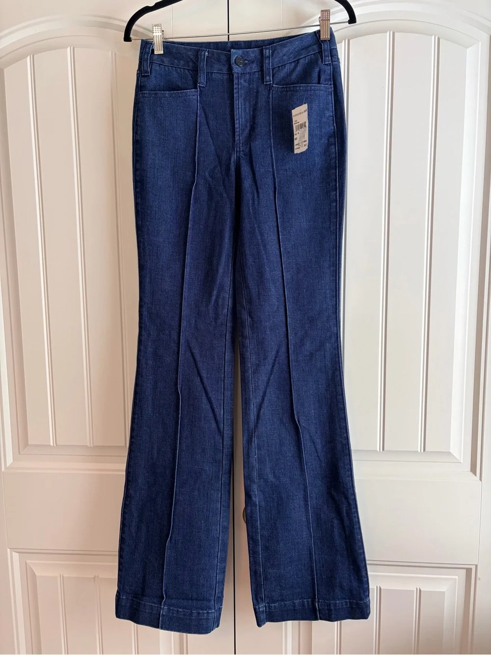 Tory Burch NWT Women's Flare Boot Cut Dark Wash Jeans Size 26 Center Seam